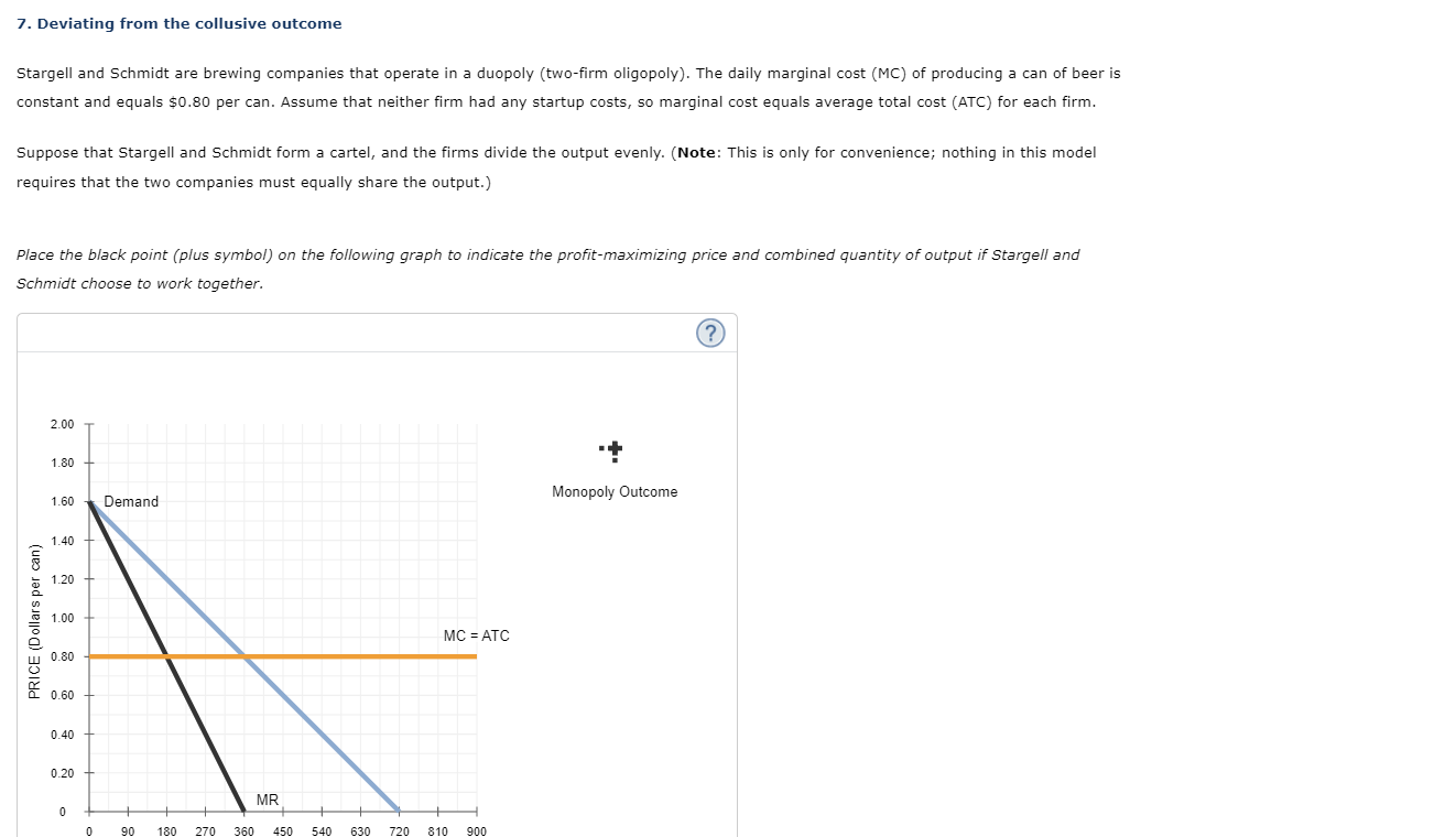  7. Deviating from the collusive outcome Stargell and Schmidt are brewing