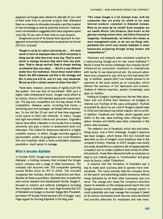 Johnson and Patrick Regner From Google to Alphabet - twists and turns