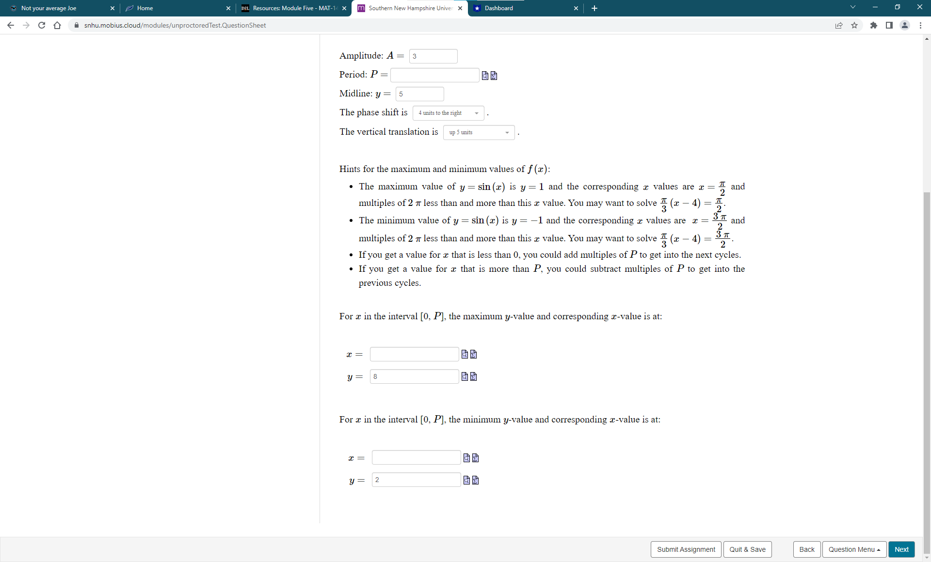 - MAT-14 X m Southern New Hampshire Univer > V X F-