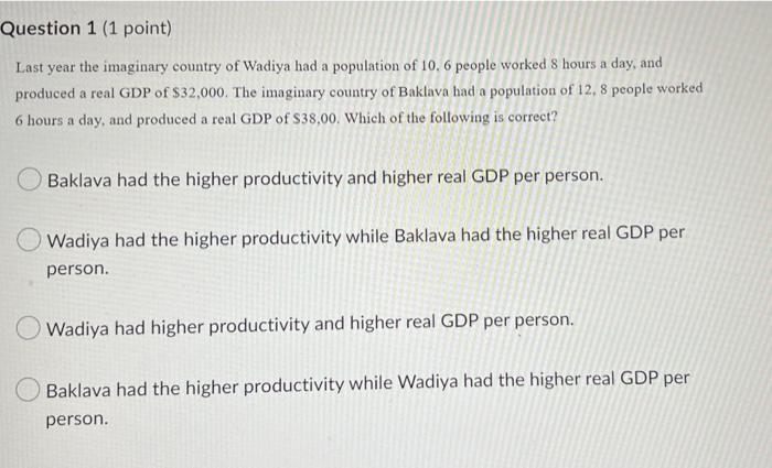 Explain your answer. Question 2 (1 point) Assuming no crowding-out, investment-accelerator, or