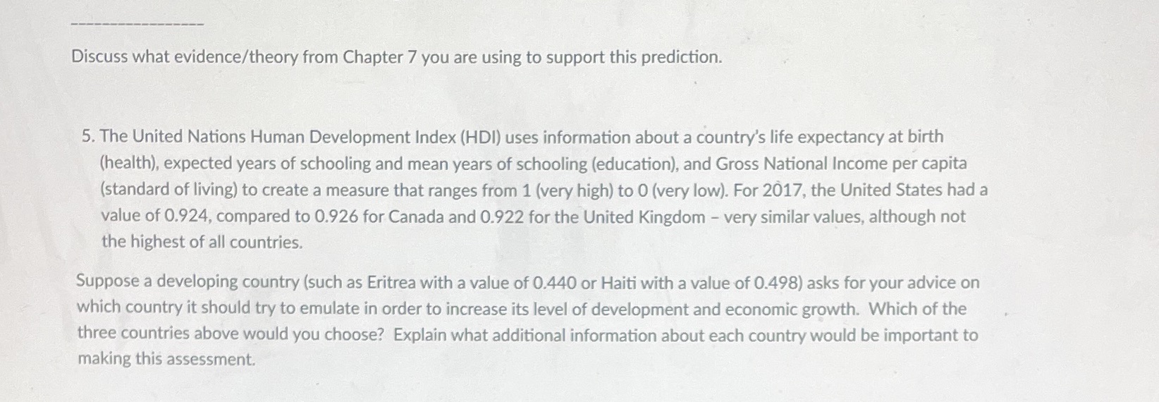 answer attached question below Discuss what evidence/theory from Chapter 7 you are