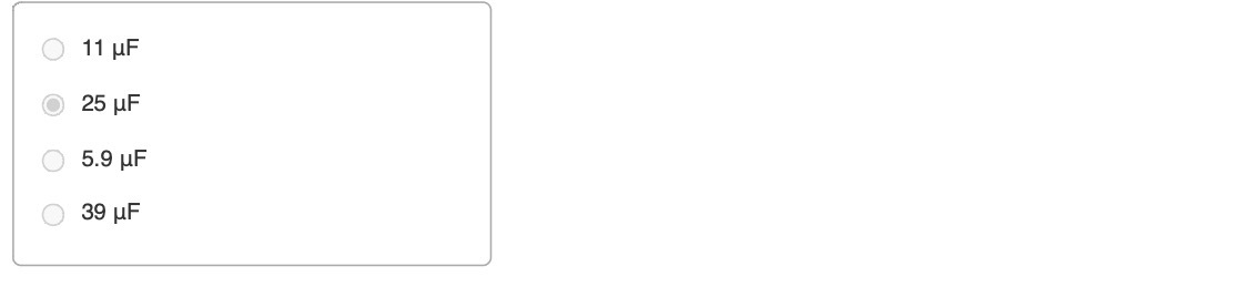 O O O 11 pF 25 5.9 WF 39 uF