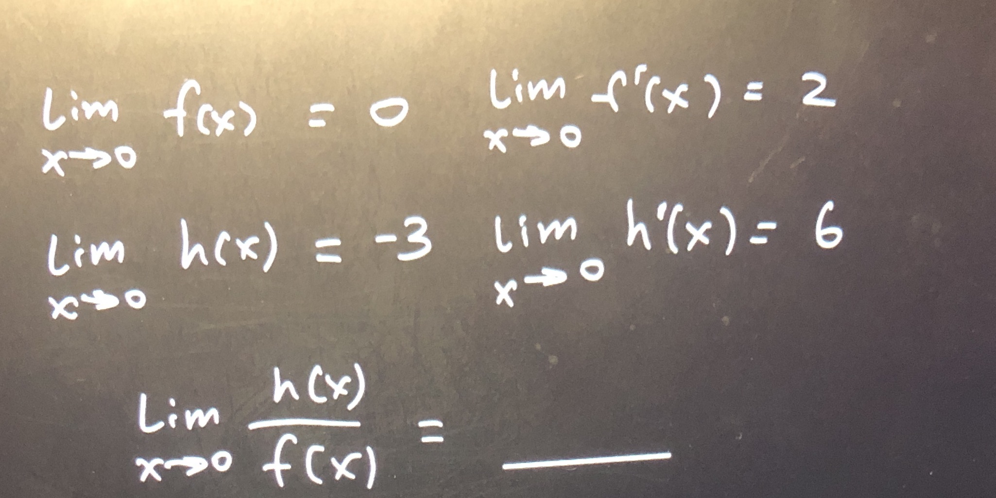 why the answer is not negative infinity? Lim fox ) = 0
