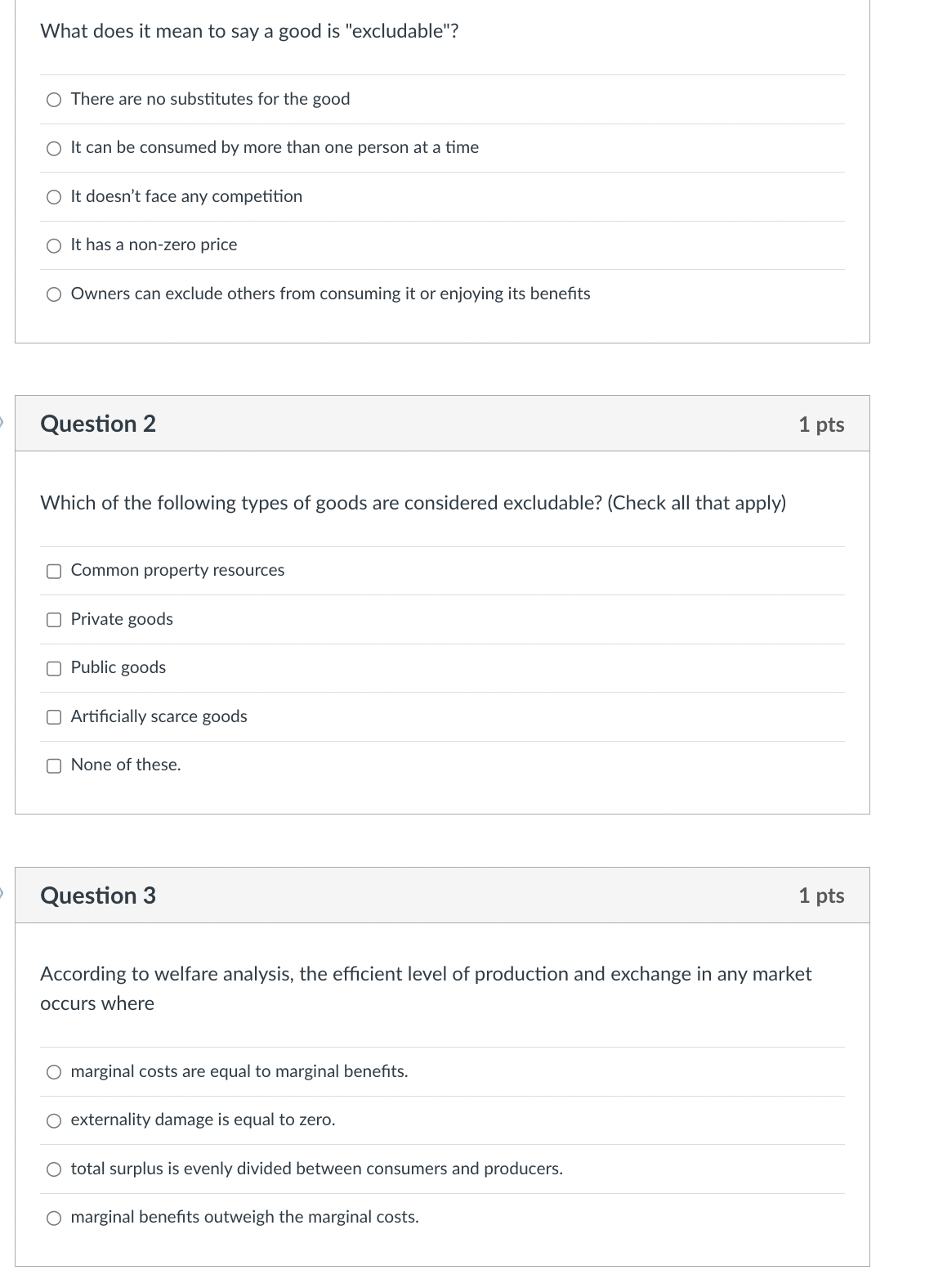 - ~ What does it mean to say a good is