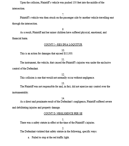 below. IN THE SUPERIOR COURT OF BIBB COUNTY STATE OF GEORGIA SAMANTHA