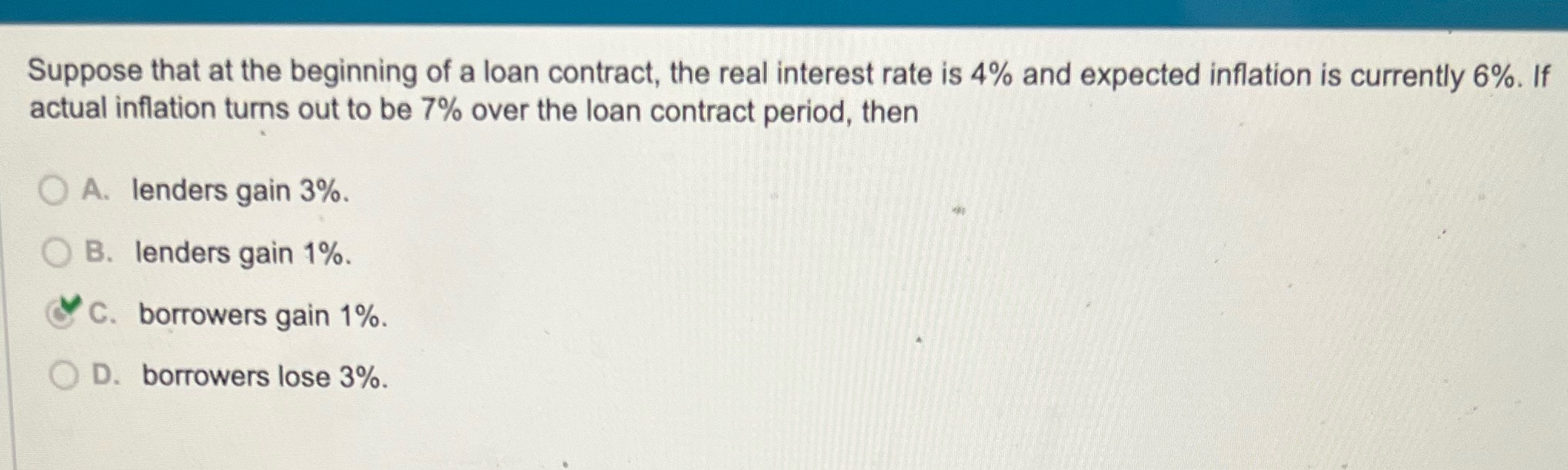 How do I know who gains or makes a loss ? How