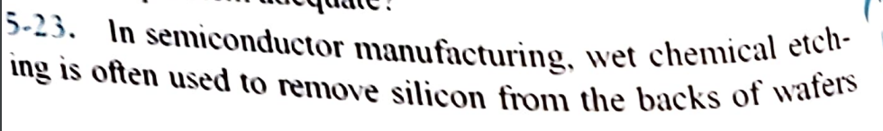  (a) Do the data support the claim that the mean etch