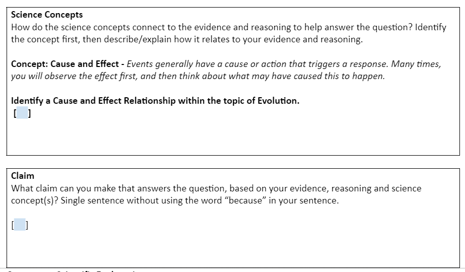 How can the change in populations be shown over time? Evidence Scientific
