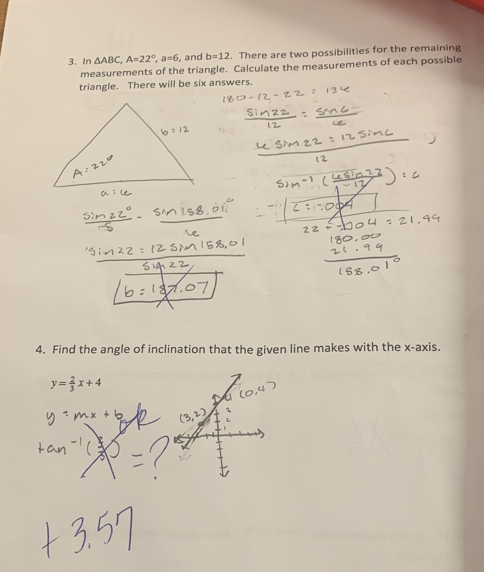 Please help me on these two problems. I got them both wrong