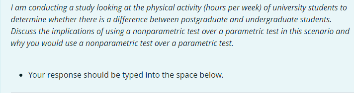I am conducting a study looking at the physical activity (hours