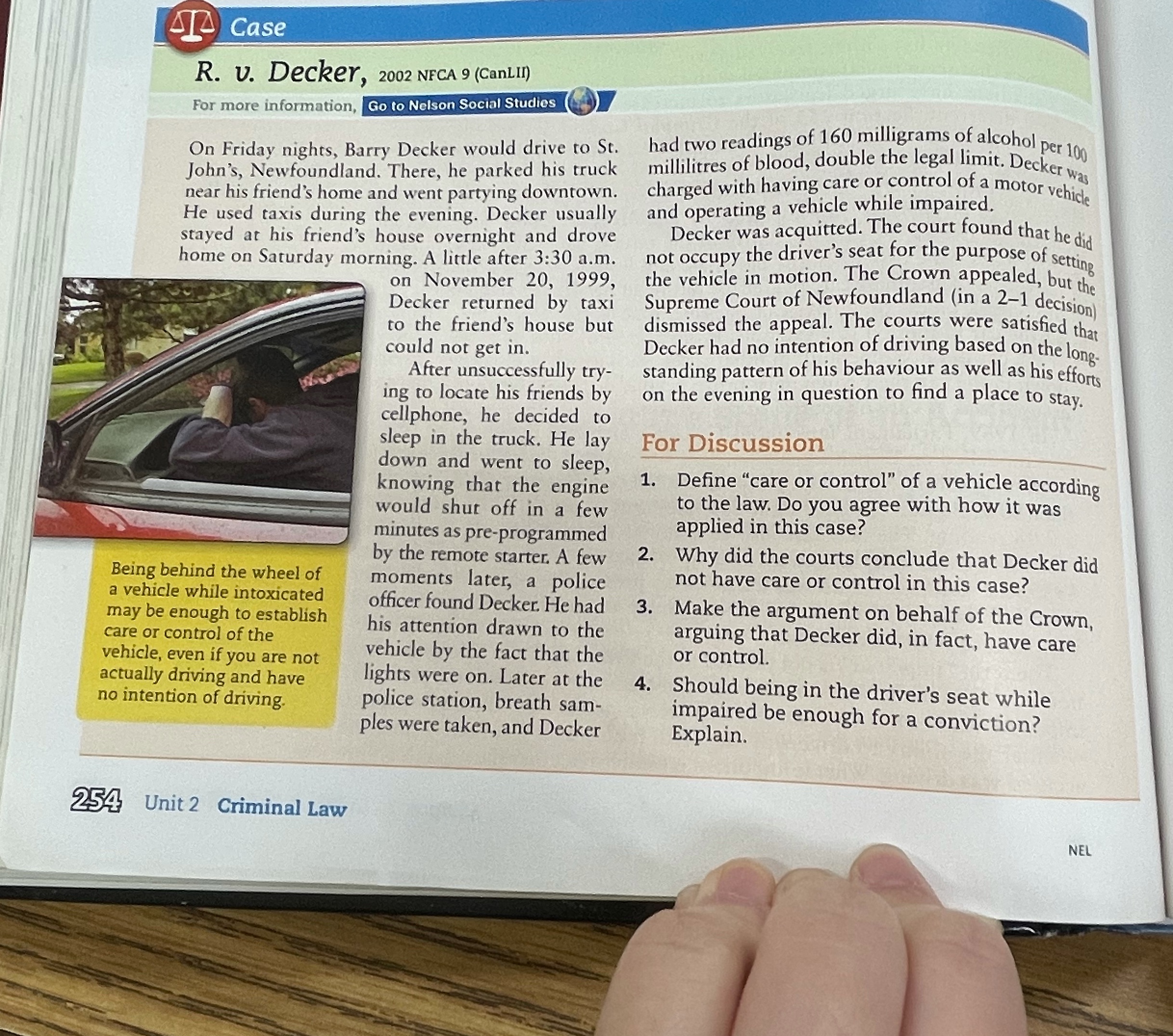  AL Case R. v. Decker, 2002 NFCA 9 (CanLII) For more