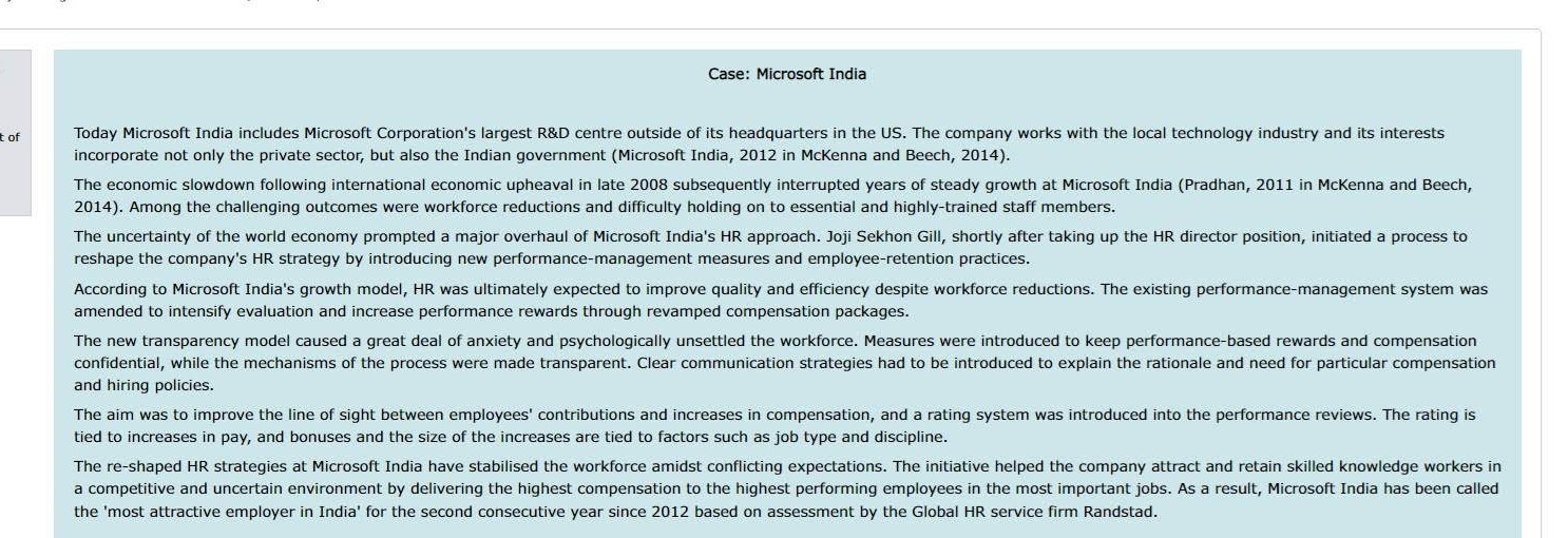  [Bf Case: Microso India Today Microsoft India includes Microsoft Corporation's largest
