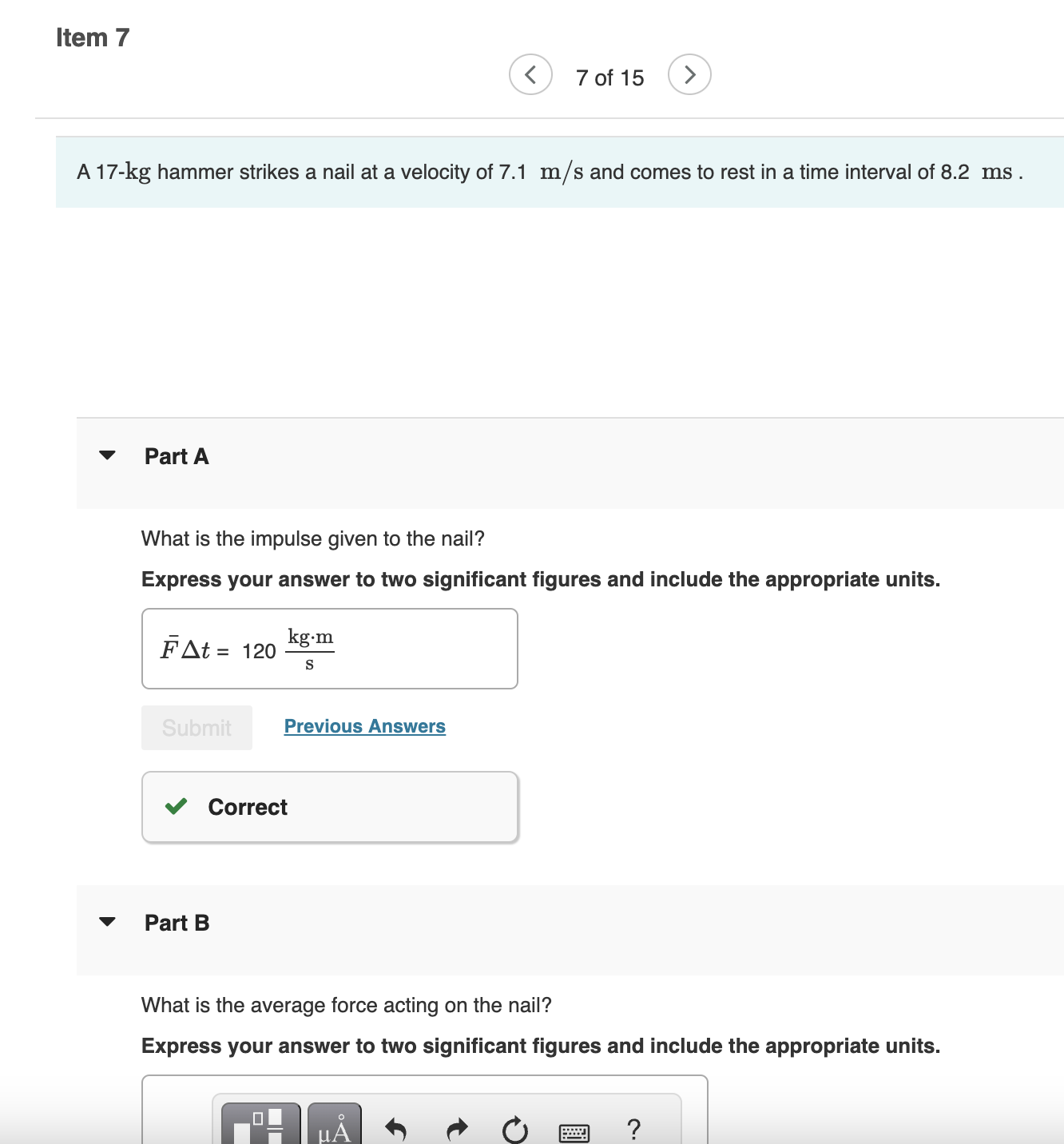 your answers numerically separated by a comma. Enter positive value if the