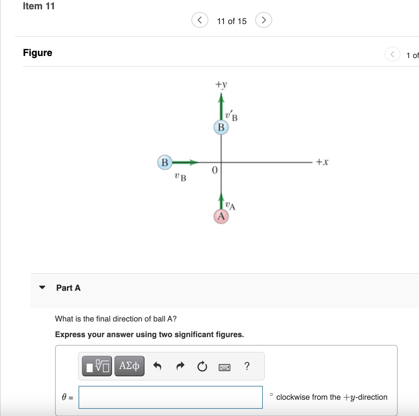 of the first ball. m Muest Answer ork #6 (Chapters Item 5