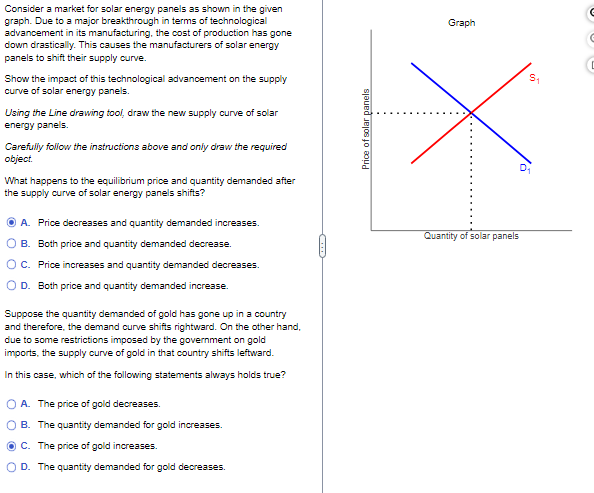 exceed needs. O B. move towards equilibrium because producers set the prices.
