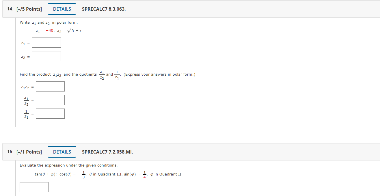 [-/1 Points] DETAILS SPRECALC7 12.3.071. Determine whether the infinite geometric series is