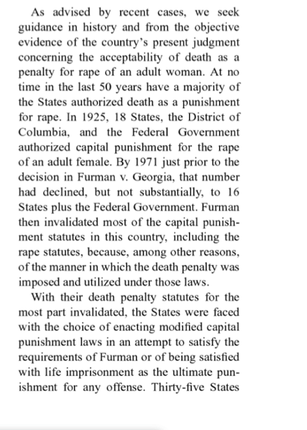 amendments or cases the Court applies the facts THE OTHER ITALIZES CASES