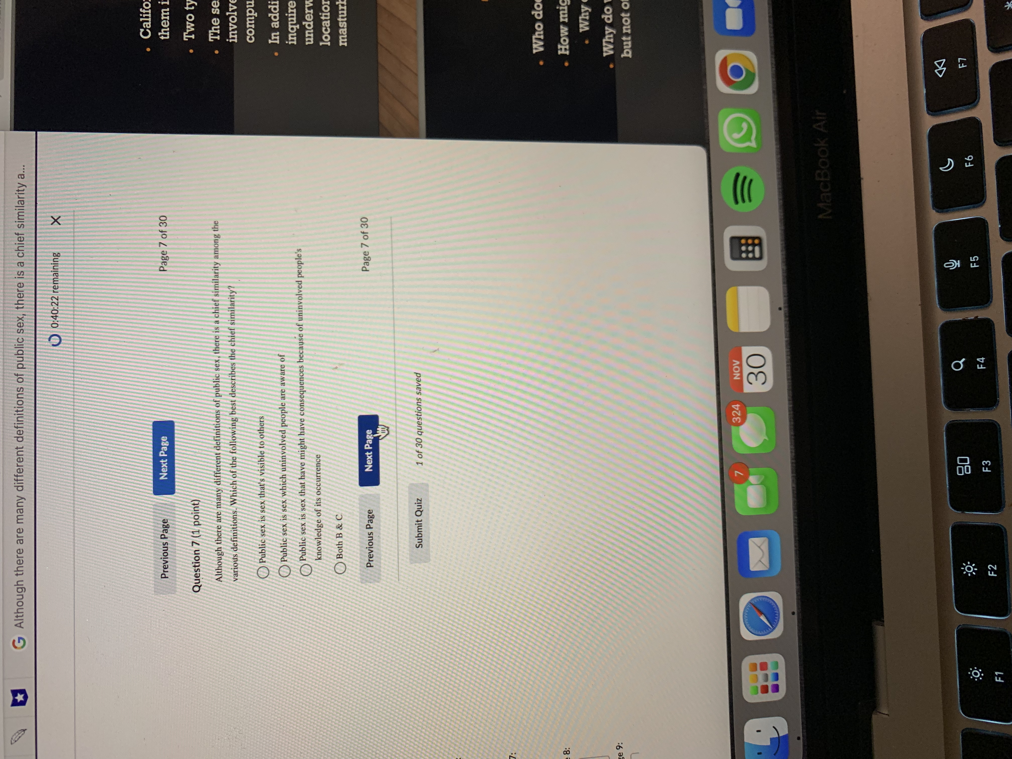 sex, there is a chief similarity a. 0:40:15 remaining X Califo Previous