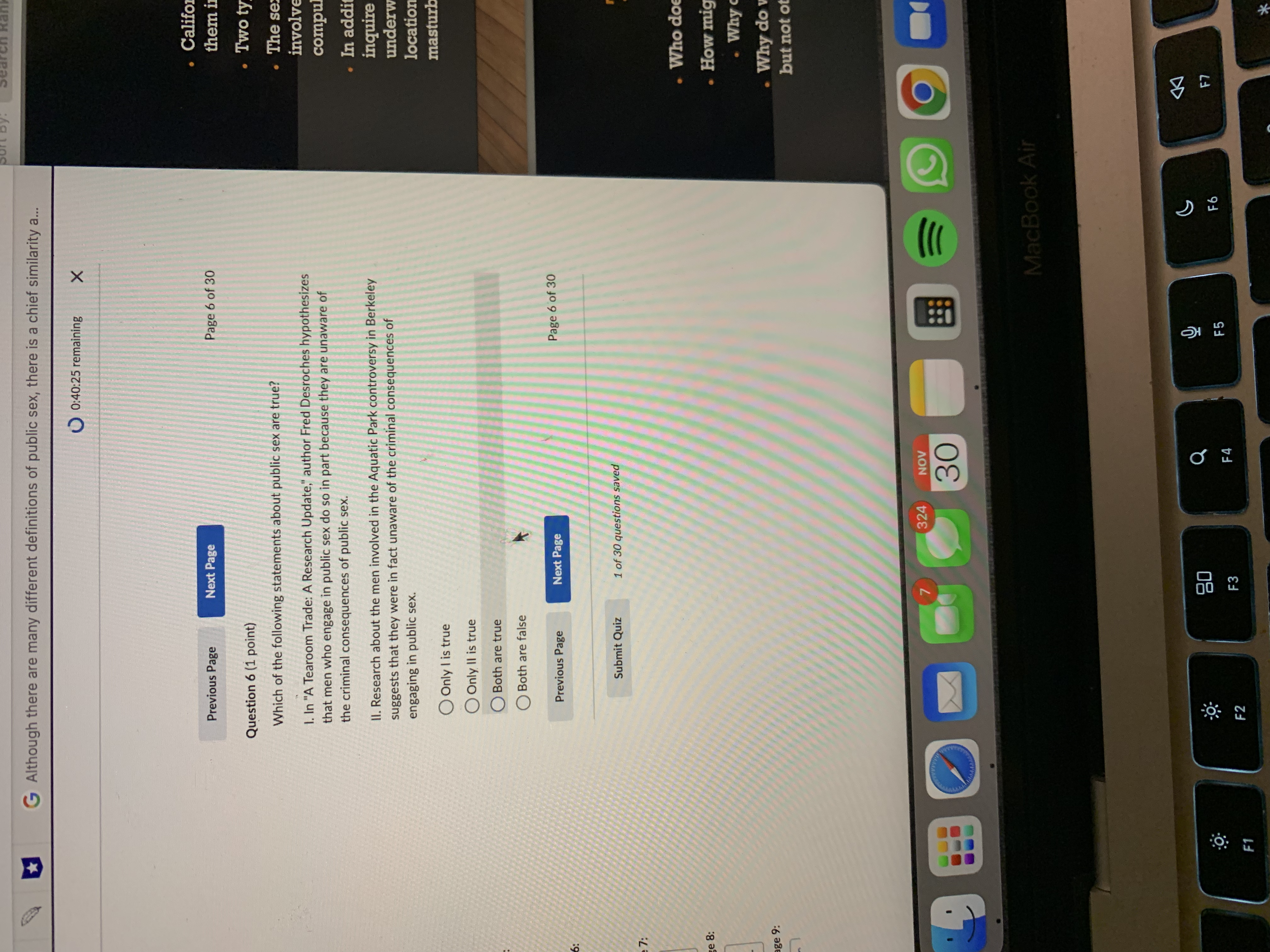 Page Next Page Page 10 of 30 them Question 10 (1 point