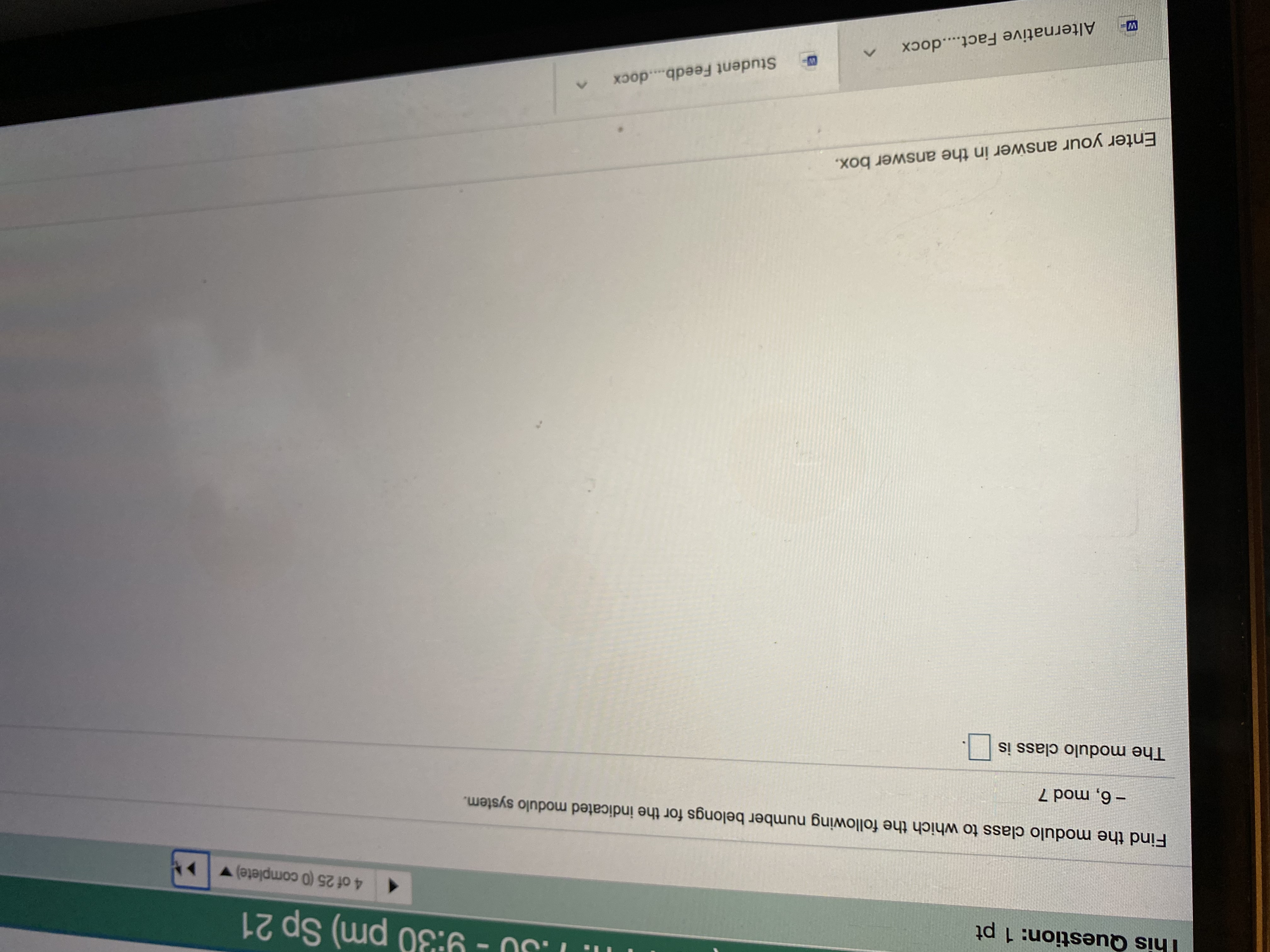 Remaining: 02:28:39 This Question: 1 pt 1 6 of 25 (0 complete)