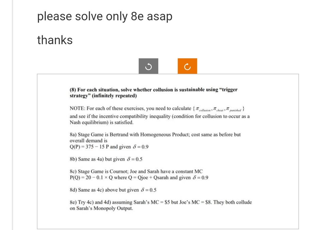 I need a typed answer as well as soon . Only typed