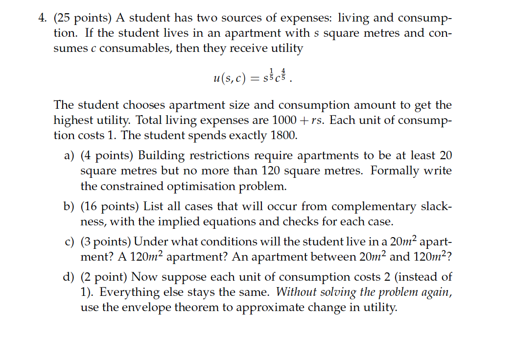 Could you please help me solve the below question: 4. (25 points)