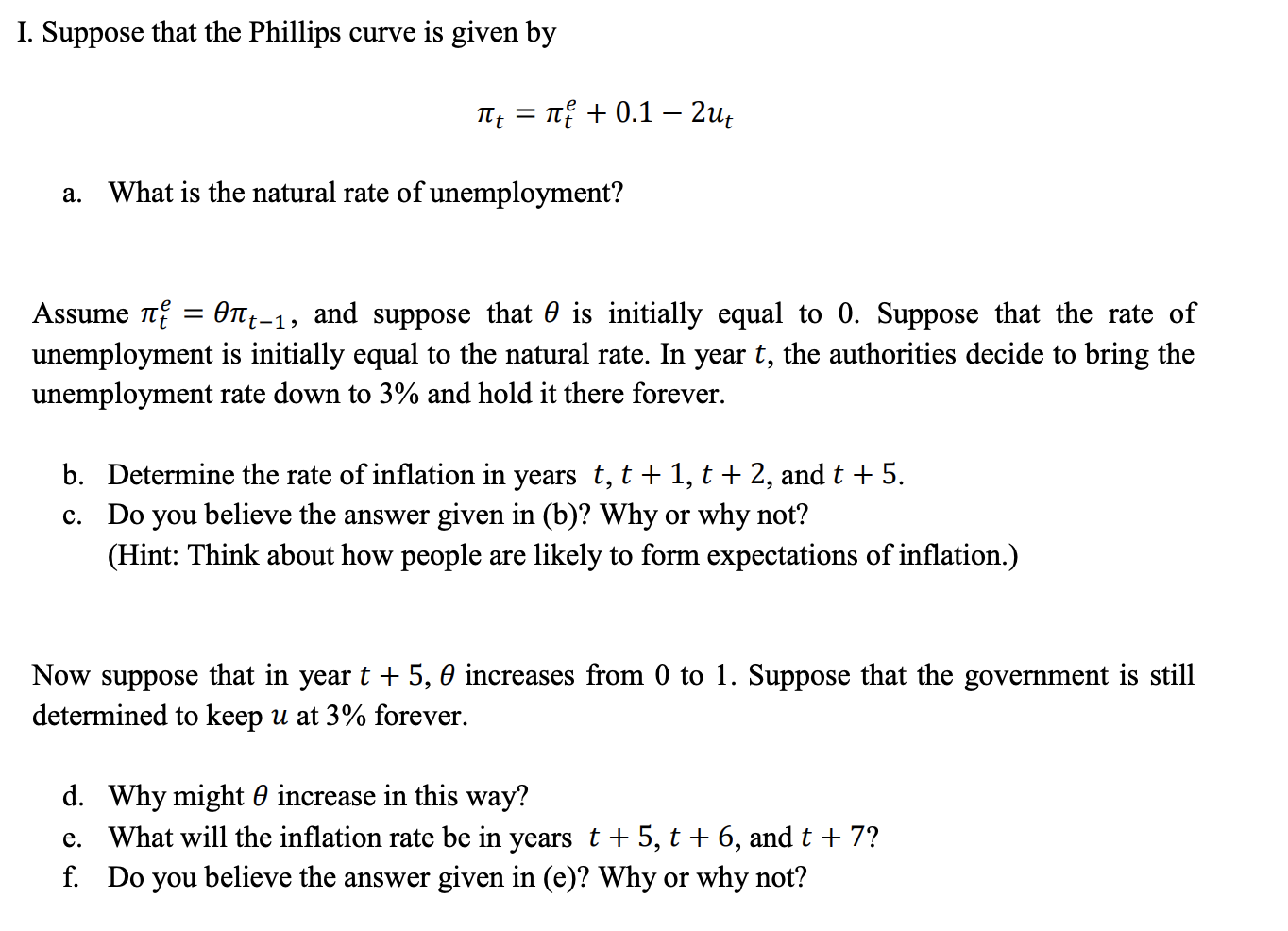 Please answer the following questions starting from part (d) to part (e)