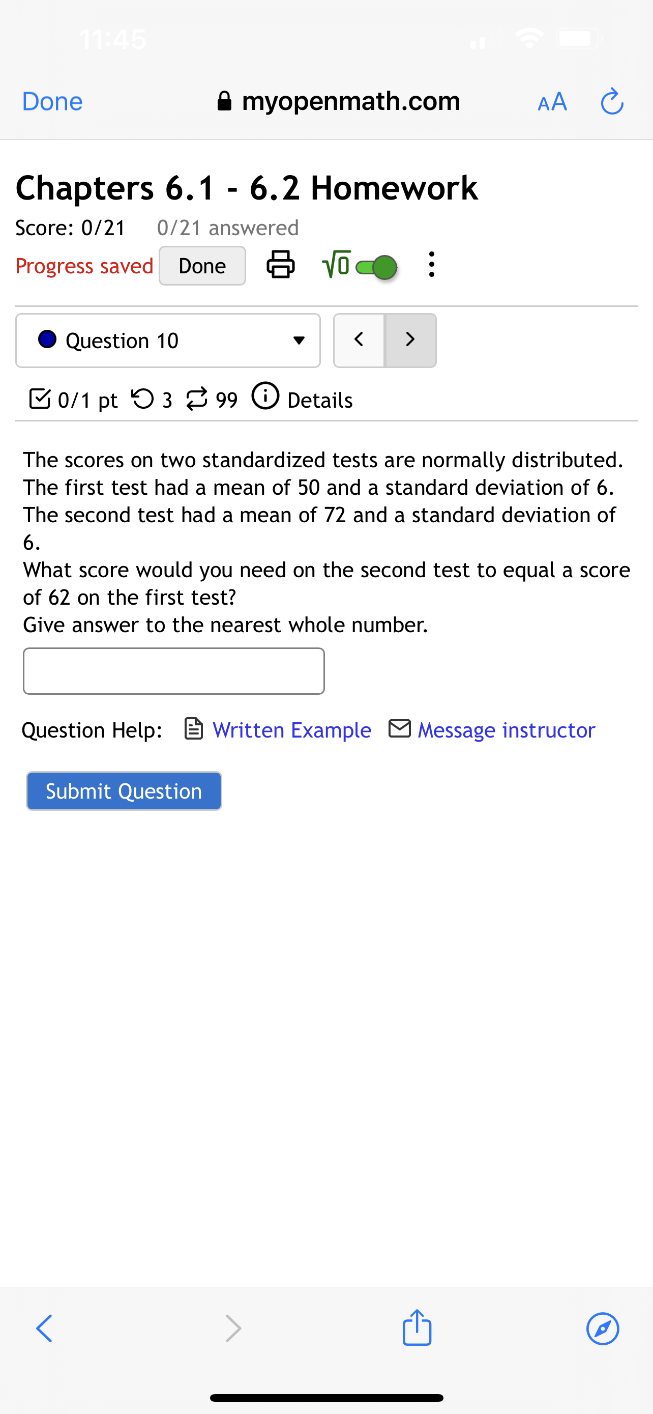 mean). What percent of the data points will fall in that range?
