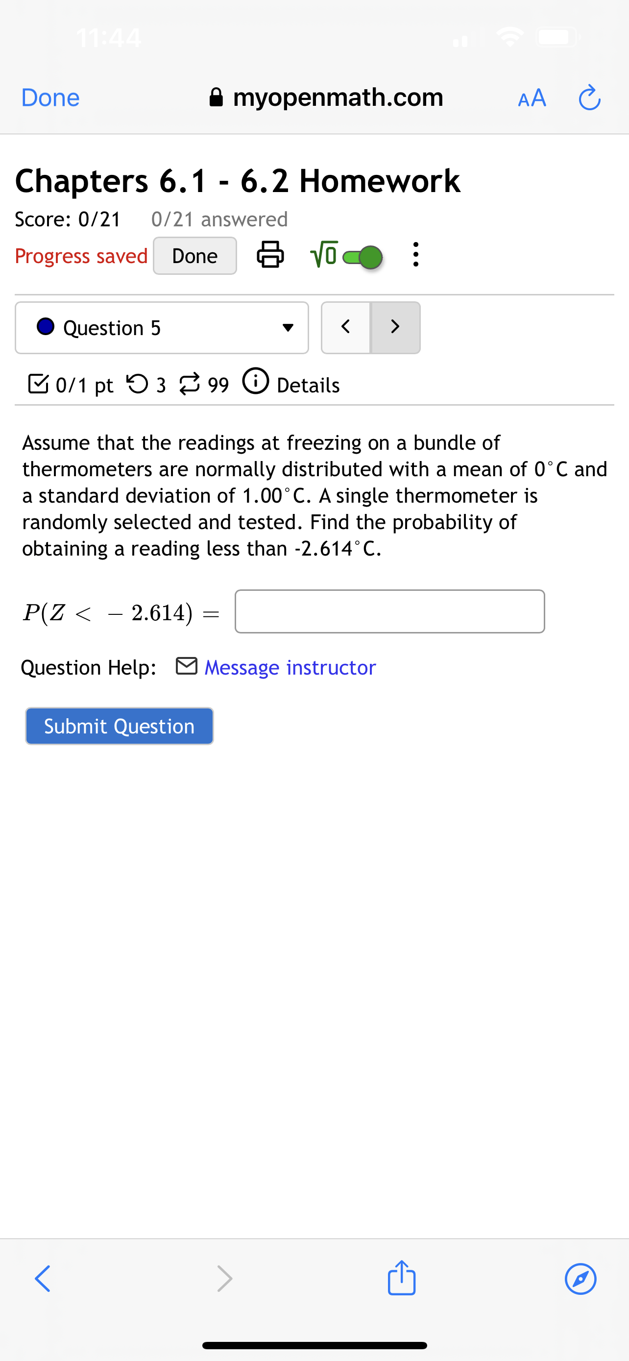 Answer: percent (Enter a number between 0 and 100, not 0 and