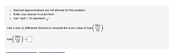 goal now is to combine these trig values to find new trig