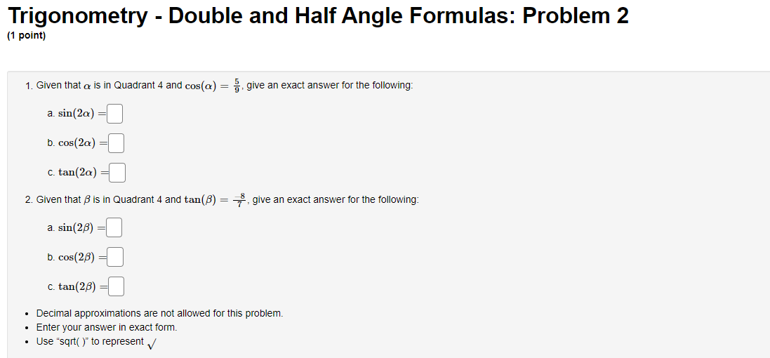 sin(a) cos(B) + cos(a) sin(B) sin(a - P) = sin(a) cos(B) -
