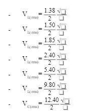  1.38 2 1.50 V 2 1.85 V 2 2.40 - V