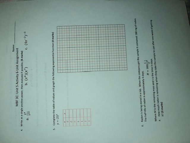 to show ALL stepsl For questions 1 and 2 circle the most