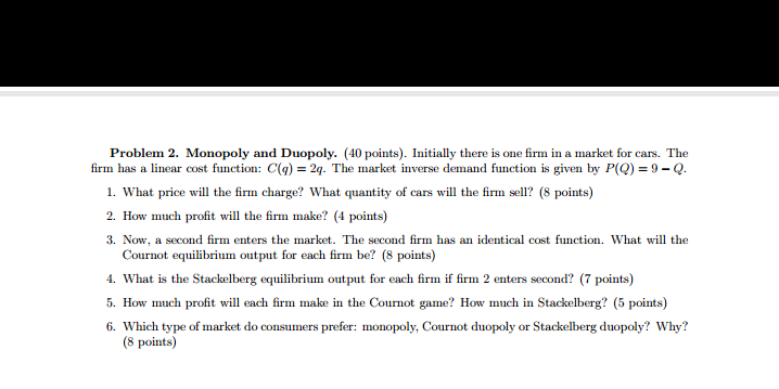 points) Solve the following shorter problems. 1. Compute the pure-strategy and mixed