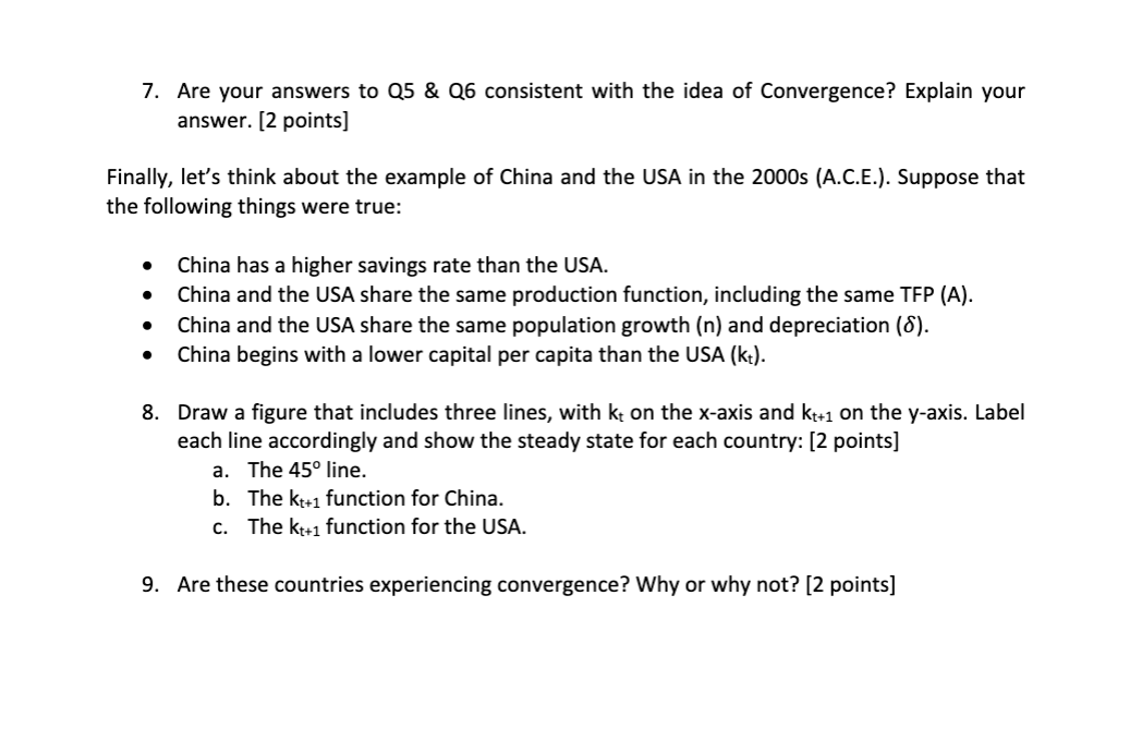 has a labour force of 36 (L, = L = 36). Population