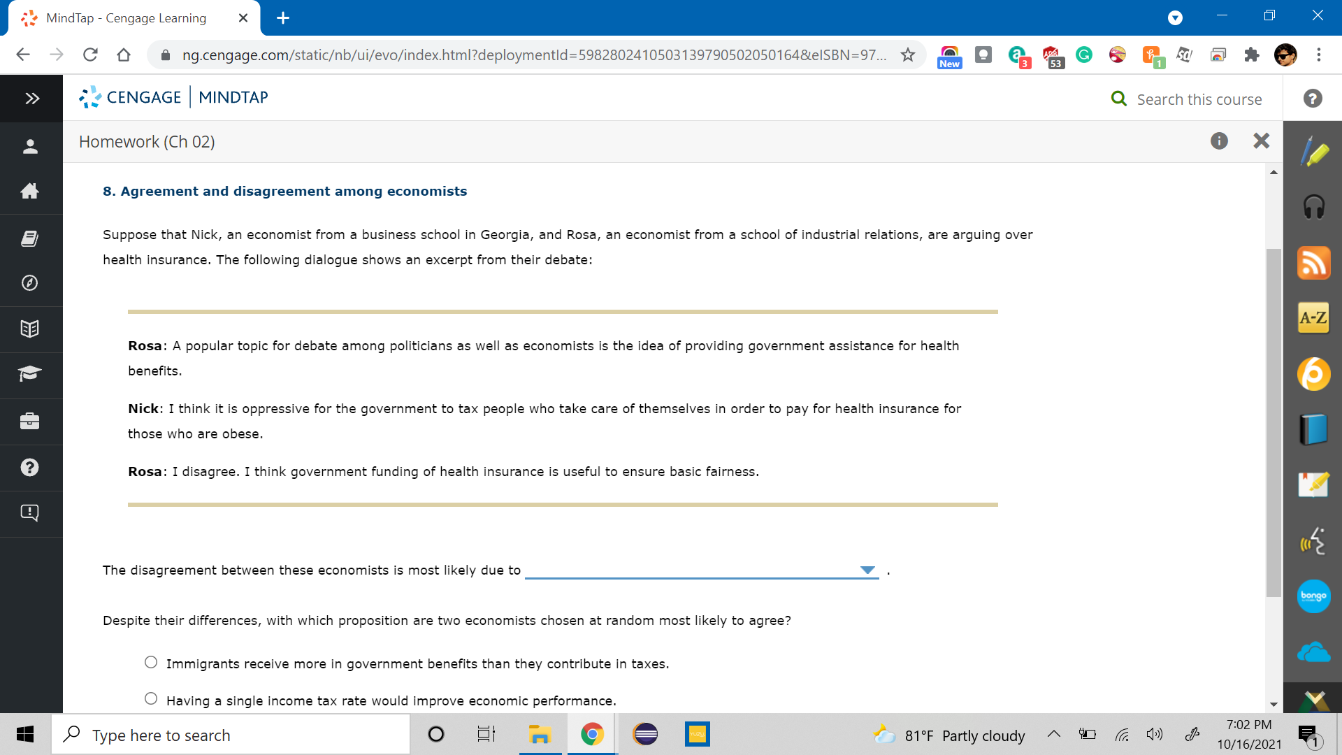 I {If MindTap - Cengage Learning X + o _ (