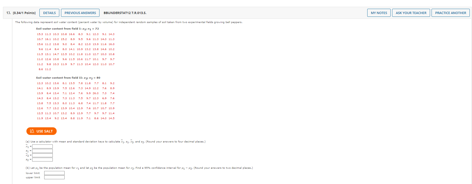 to household chores. The data were gathered through hour-long telephone interviews with
