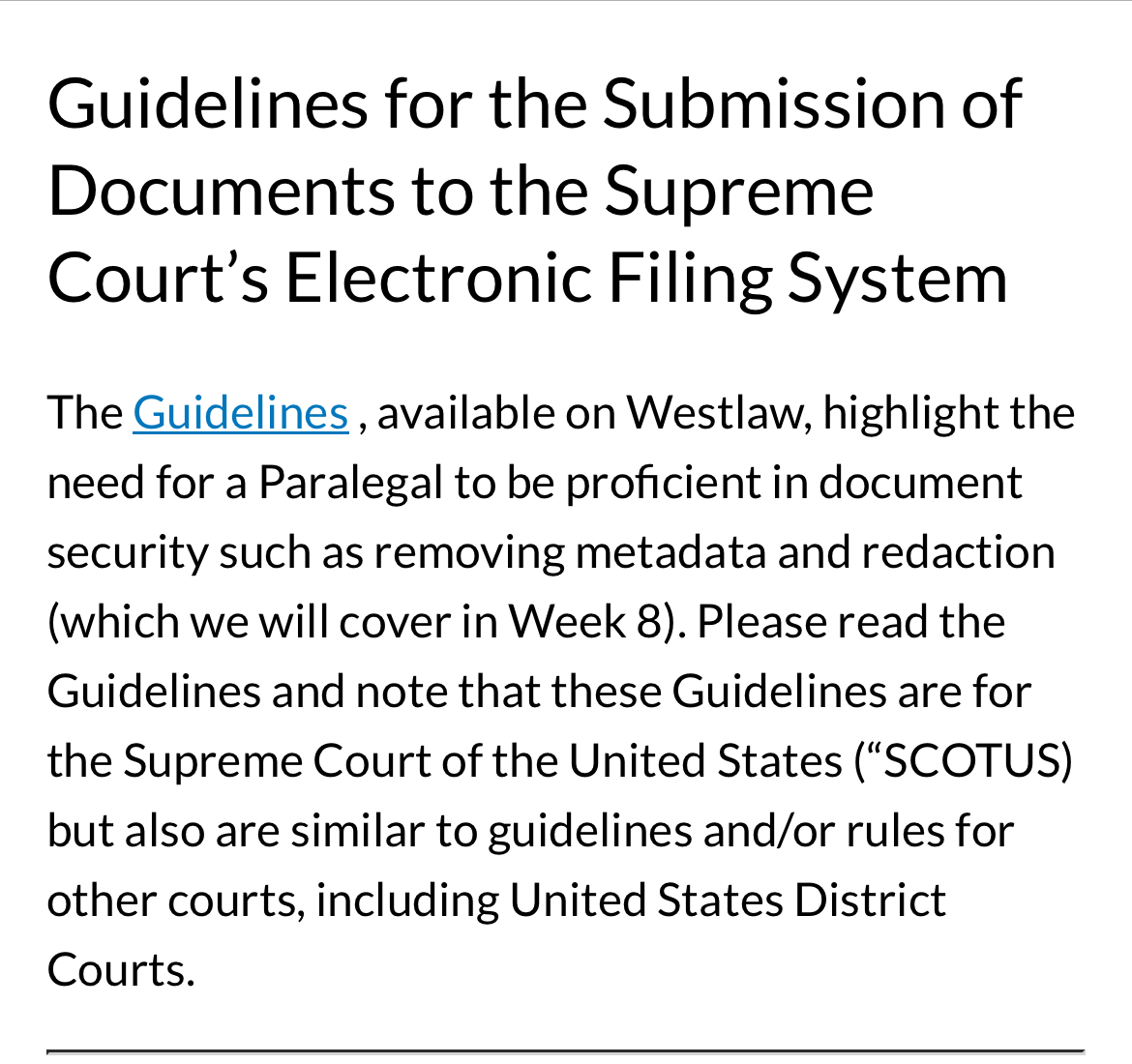 Discussion: Document SecurityInitial PostFor your initial post, please do about one hundred