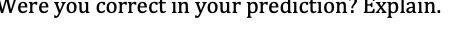 were you correct m your prediction { lam.