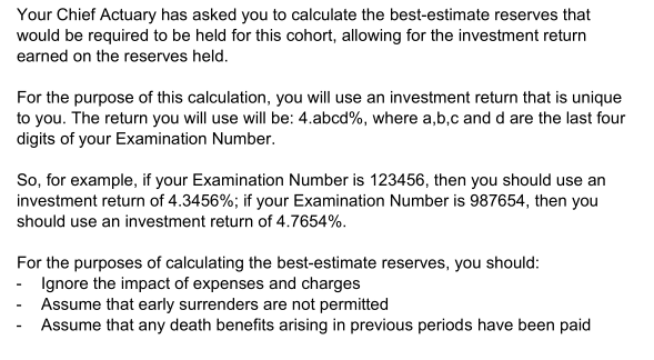 insurance company writing a range of protection and savings policies. A student