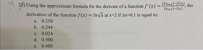 The function f(x) = ev* - x2 is convergent using the simple