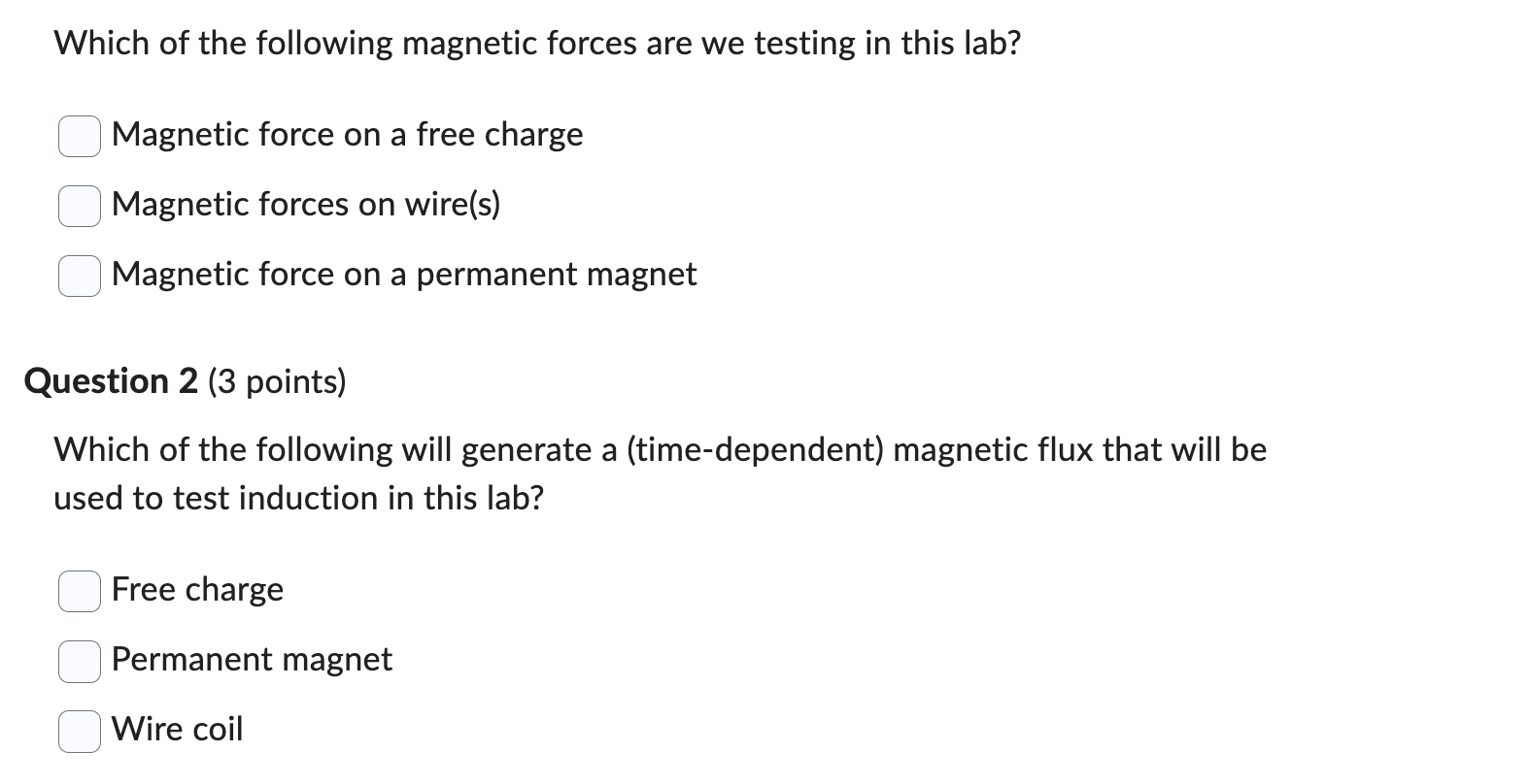 Top . 1 Oscilloscope . 1 Bar Magnet . 2 Solenoid Coils
