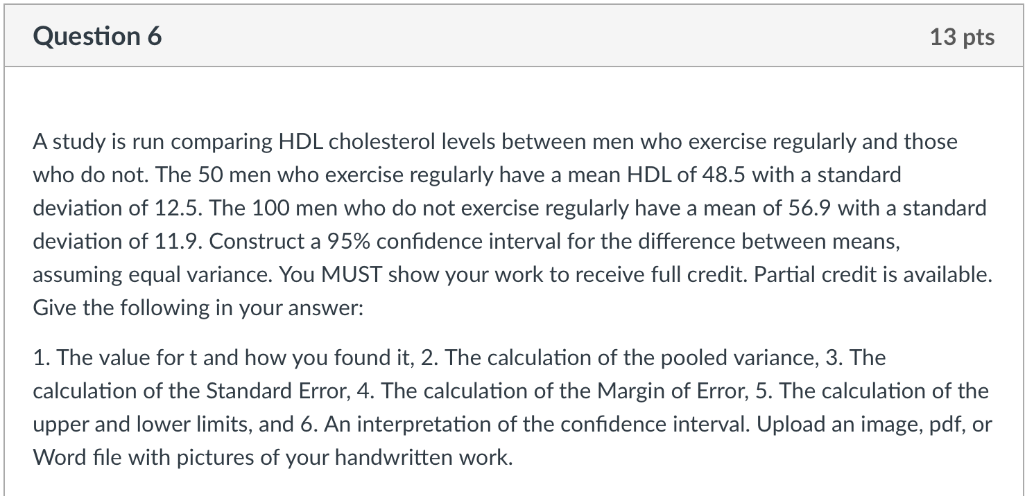 from subjects in three age groups. The data are below. Does mean