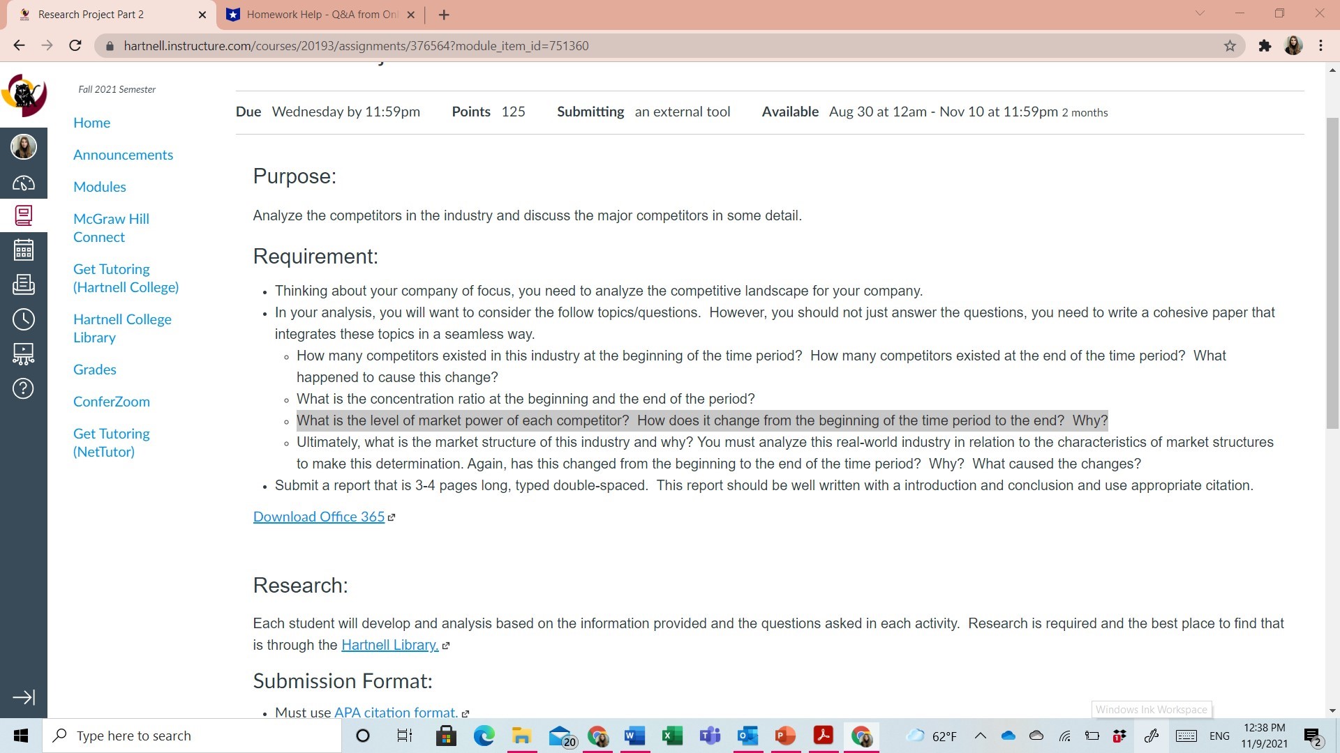 Research Project Part 2 X Homework Help - Q&A from Onl