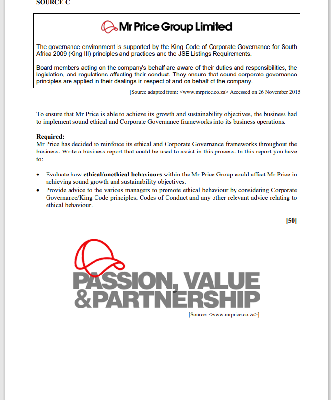 follows: SOURCE D South Africa's labour market South Africa's labour market has