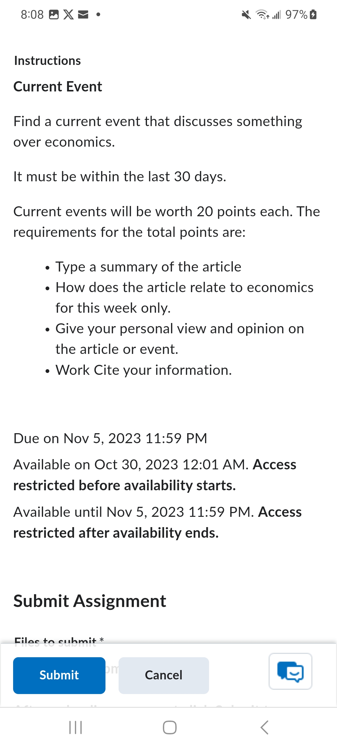 8108 B X 3 *4. '-?+.n| 970/09 Instructions Current Event Find