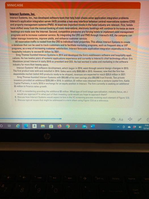 MINICASE Interact Systems, Inc. Interact Systems, Inc., has developed software tools that