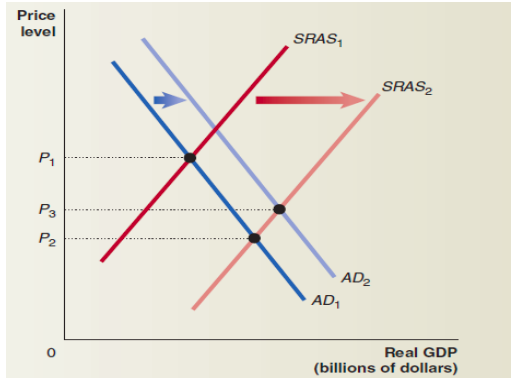 Question 1:A student was asked to draw an aggregate demand and aggregate