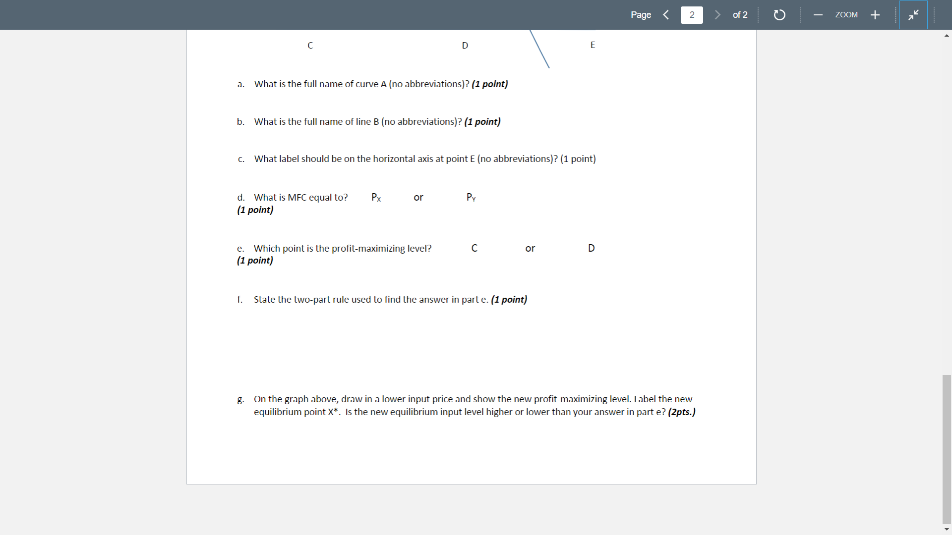 the questions on the next page. X (feed in V [beef in