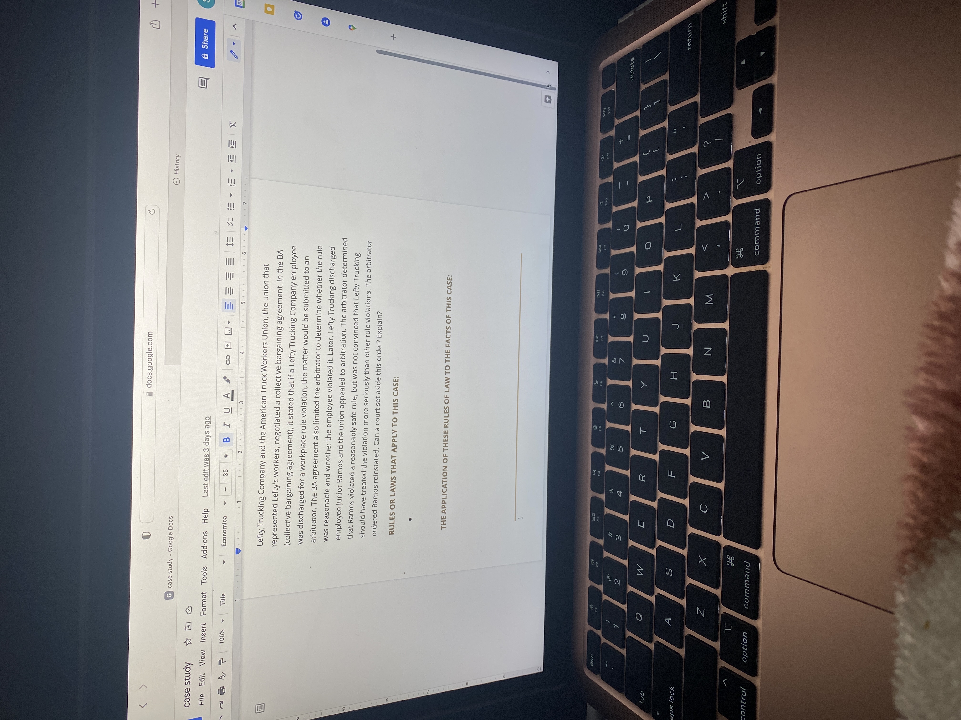 docs.google.com C History G case study - Google Docs Share case